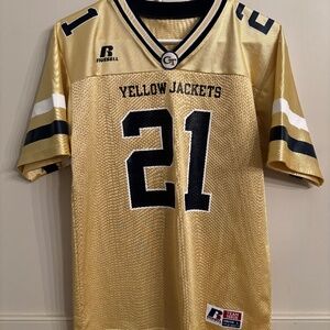 Georgia Tech Yellow Jackets Jersey - Russell Brand, Youth Large